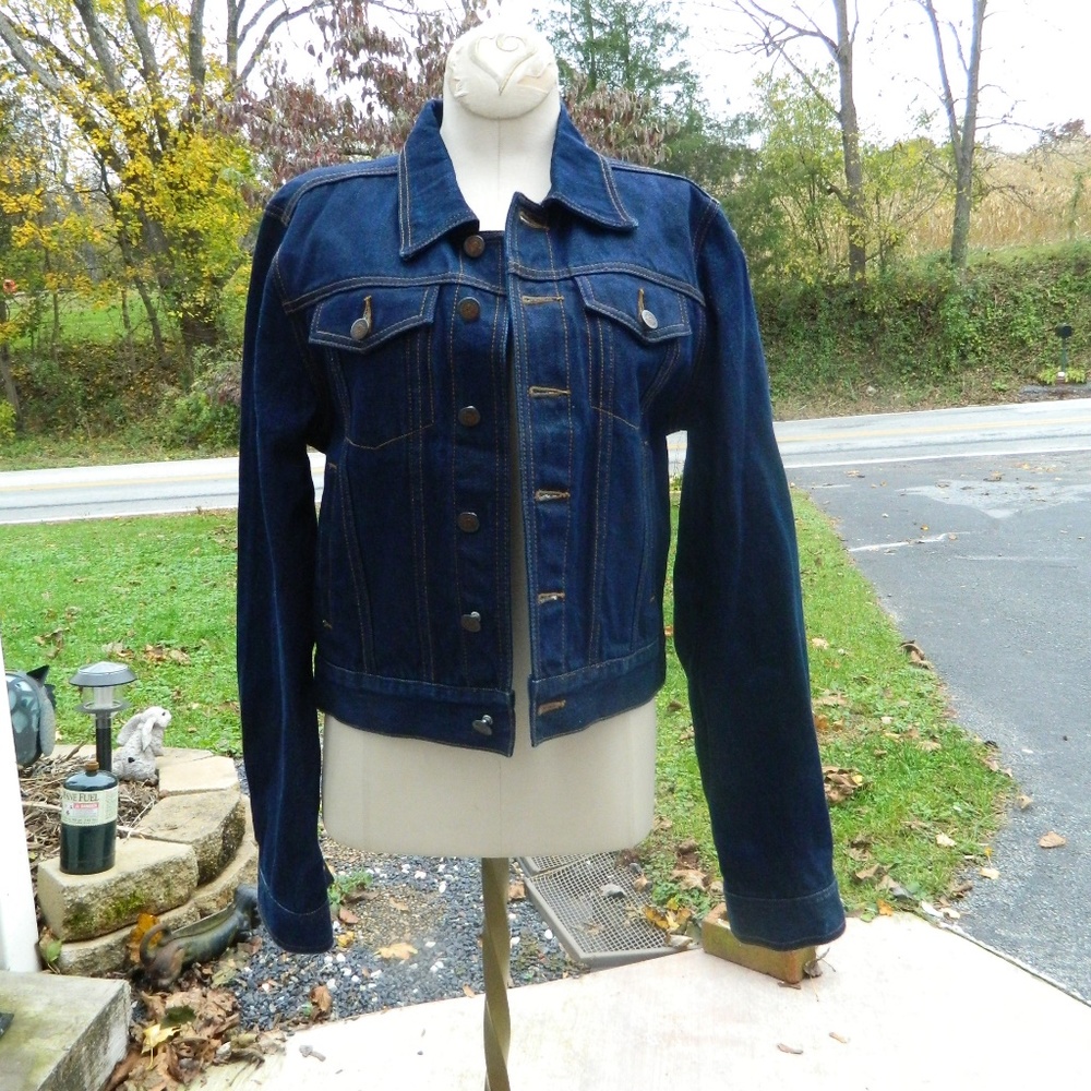 Dakota Smith Denim Jeans Jacket sz L